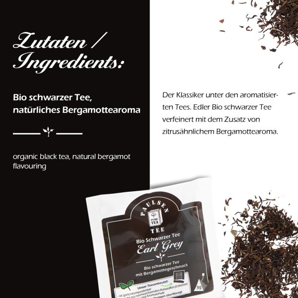 Bio Earl Grey, schwarzer Tee