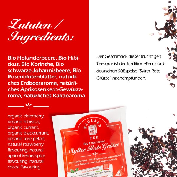 Bio Sylter Rote Grütze, Früchtetee
