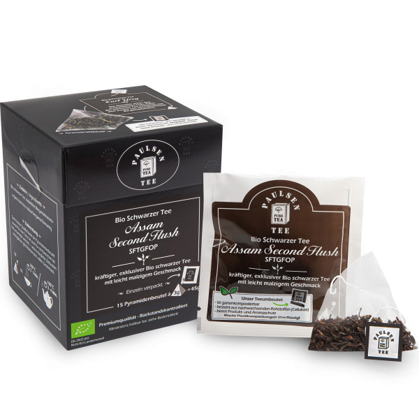 Bio Assam Second Flush, schwarzer Tee