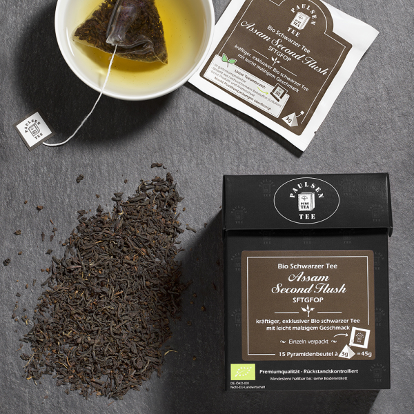 Bio Assam Second Flush, schwarzer Tee