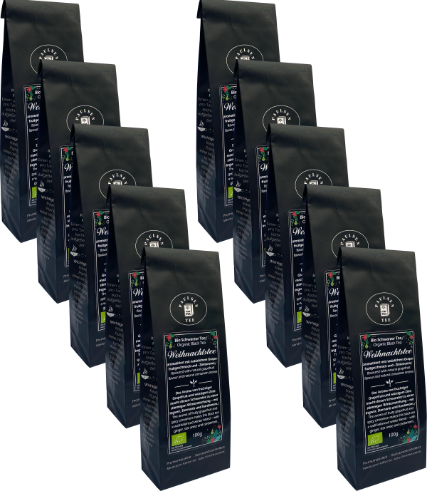 Bio Weihnachtsschwarztee - 10 x 100g