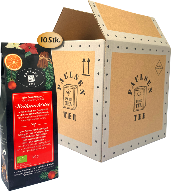 Bio Früchtetee Weihnachtstee - 10 x 100g