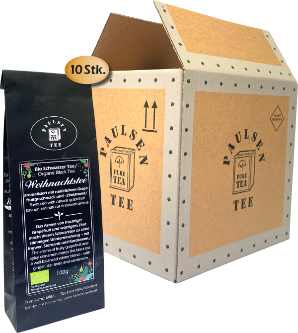 Bio Weihnachtsschwarztee - 10 x 100g