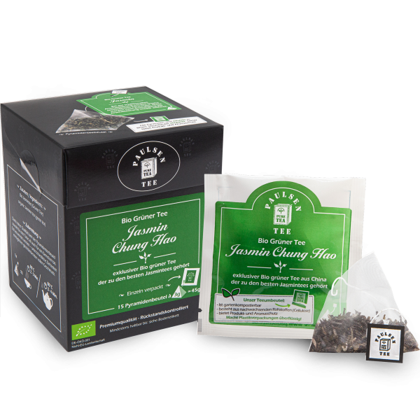 Bio Jasmin Chung Hao, grüner Tee