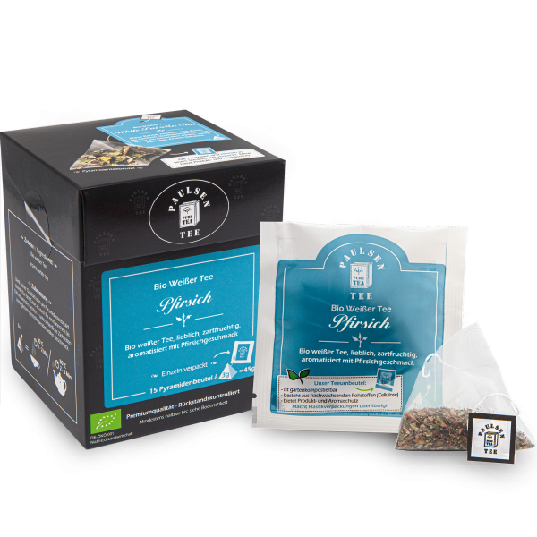 Bio Pfirsich, weißer Tee